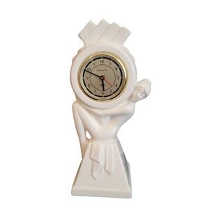 Sarsaparilla Deco Design Women Clock W.N.Y, N.J. Japan Figuring Decoratiom